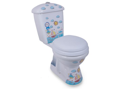 Унітаз-компакт IDEVIT Afacan SETK0504-2106-001-0-1171 з сидінням Puf