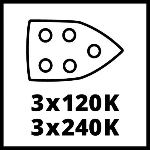 Шліфмашина вібраційна Einhell TE-OS 18/150 Li - Solo