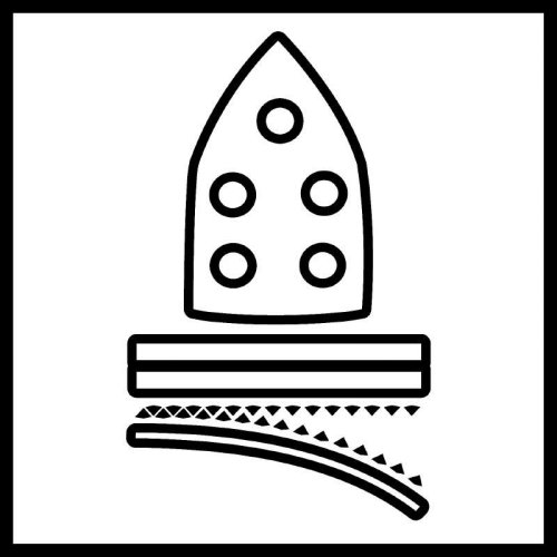 Шліфмашина вібраційна Einhell TE-OS 18/150 Li - Solo