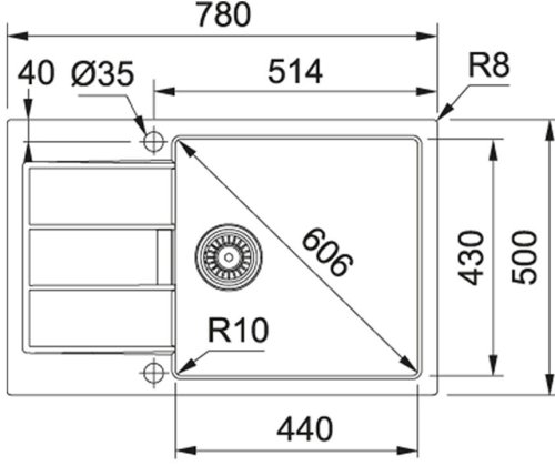 Кухонна мийка Franke S2D Slim 611-78 XL 143.0627.388