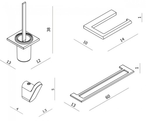 Набор аксессуаров VOLLE Fiesta set20210209