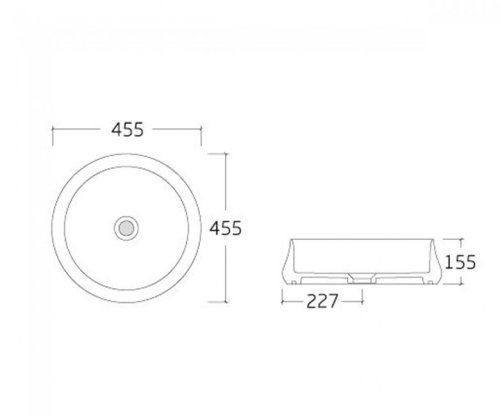 Умывальник VOLLE 13-40-188MAR