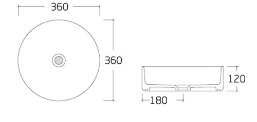 Умывальник VOLLE 13-40-111B
