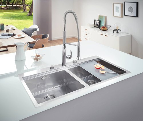 Кухонная мойка Grohe Sink K800 со смесителем Grohe Concetto 32663DC3