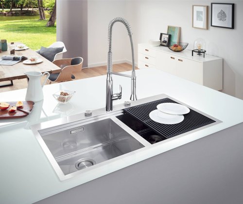 Кухонная мойка Grohe Sink K800 со смесителем Grohe Concetto 32663DC3