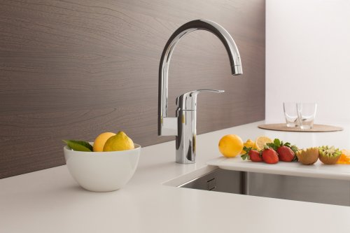 Кухонная мойка Grohe Sink K700 31578SD0 со смесителем Grohe Eurosmart New 33202002