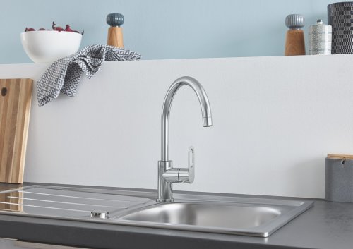 Кухонна мийка Grohe Sink K500 31588SD0 зі змішувачем GROHE BauLoop 31368000