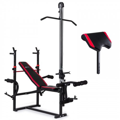 Набір Hop-Sport Strong 129кг з лавкою HS-1065 + пульт (парта)