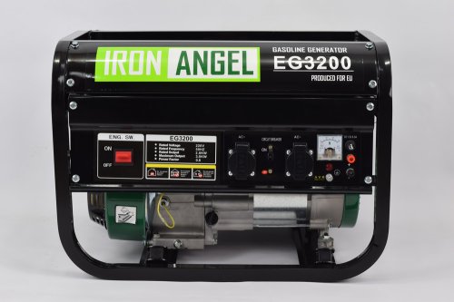 Бензиновий генератор Iron Angel EG 3200 2,8 кВт