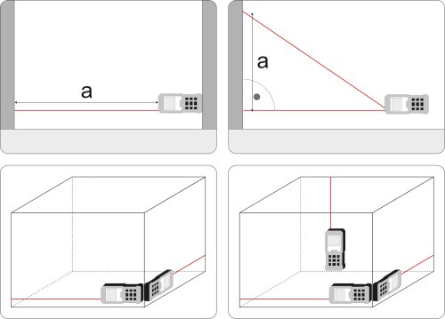 Дальномер лазерный VOREL 81795