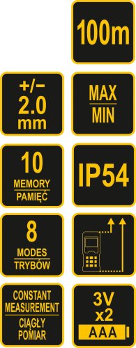 Дальномер лазерный VOREL 81795