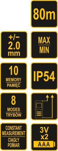 Дальномер лазерный VOREL 81794