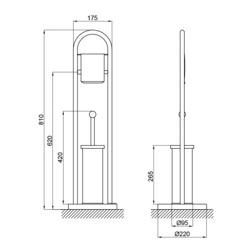 Стойка Lidz (CRM)-121.05.06