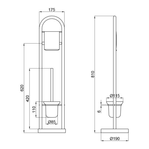 Стойка Lidz (CRM)-121.05.07