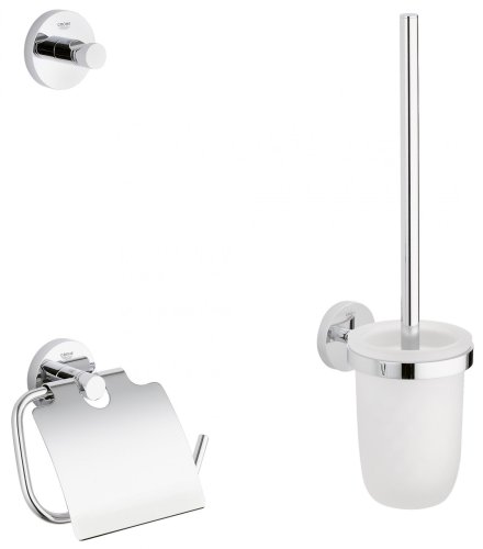 Унитаз+Инсталляция Grohe 39427CB0 + Набор аксессуаров GROHE Essentials 3 в 1