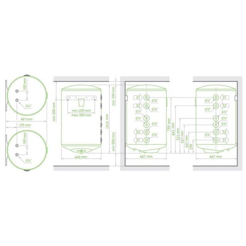 Водонагреватель Tesy Bilight GCV7/4S 1504420 B11 TSRСP