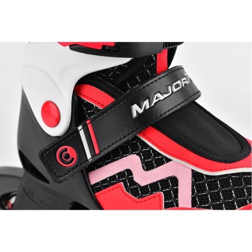 Роликовые коньки Micro Majority red-black 27-30