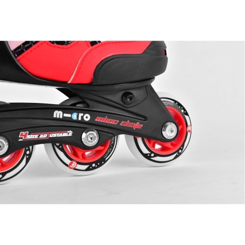 Роликовые коньки Micro Majority red-black 27-30
