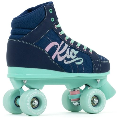 Роликовые коньки Rio Roller Lumina navy-green 35.5