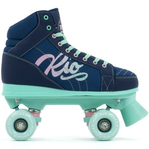 Роликовые коньки Rio Roller Lumina navy-green 40.5