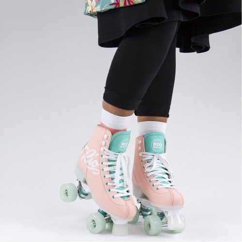 Роликовые коньки Rio Roller Script peach-green 38.0