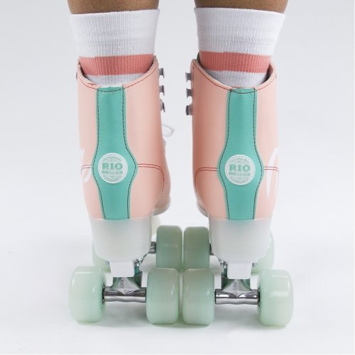 Роликовые коньки Rio Roller Script peach-green 38.0