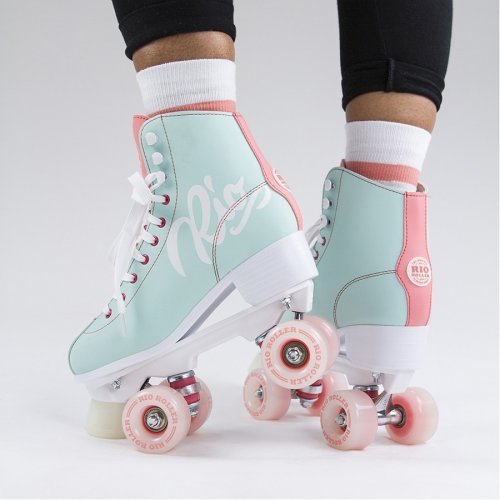 Роликовые коньки Rio Roller Script teal-coral 38.0