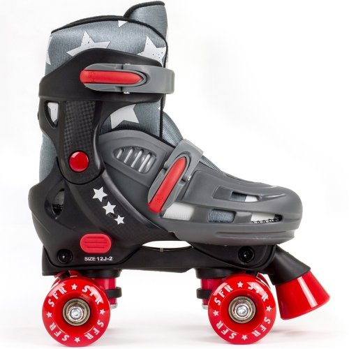 Роликовые коньки SFR Hurricane II grey-red 35.5-39.5