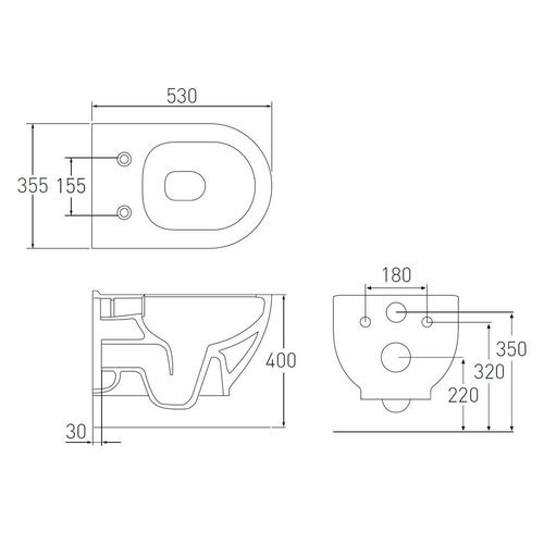 Унитаз с инсталляцией VOLLE Altea Rimless 13-64-267+201010+221515