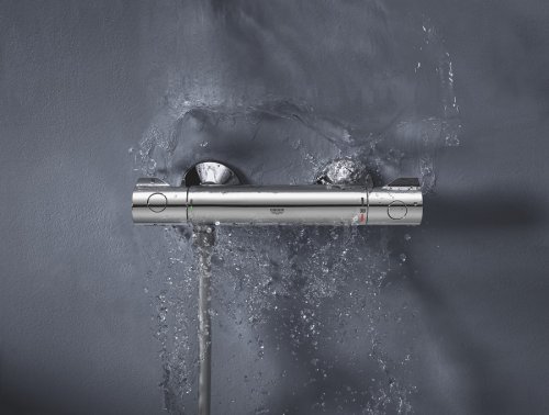 Змішувач для душу Grohe Grohtherm 800 з душовим гарнітуром Grohe Rainshower Smartactive 130