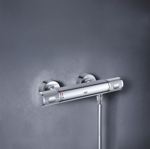 Смеситель для душа Grohe Grohtherm 1000 Performance с душевым гарнитуром Grohe Rainshower Smartactive 130
