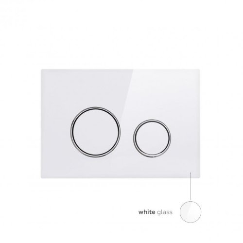 Панель смыва для унитаза Qtap Nest QT0111M11V1114W