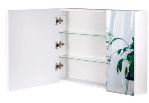 Зеркальный шкаф подвесной Qtap Scorpio QT1477ZP801W