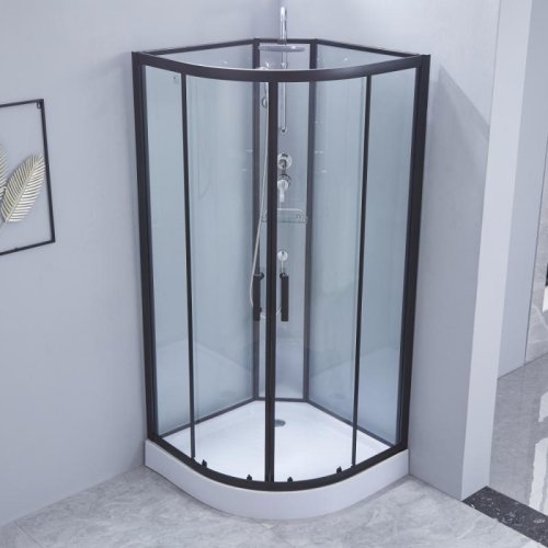 Душевой бокс Lidz Majatek SB100x100.BLA.LOW.TR (LMSB100100BLALOWTR)