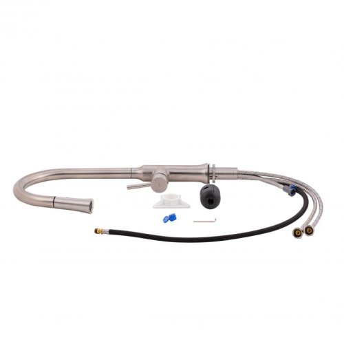 Змішувач для кухні з висувним виливом Qtap Baruska 9137103UN