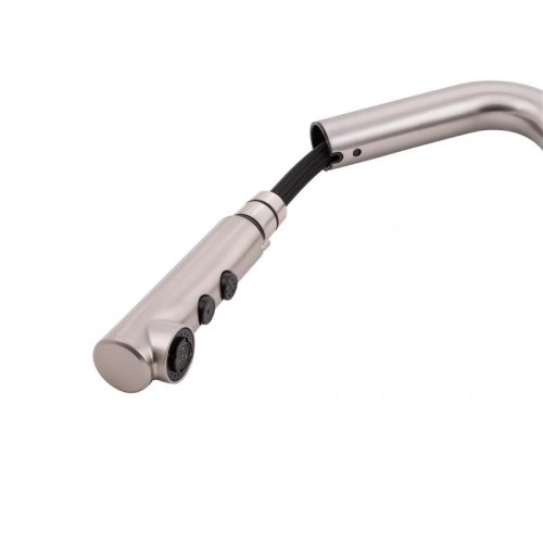 Смеситель для кухни с выдвижным изливом Qtap Janicka 9134103FN