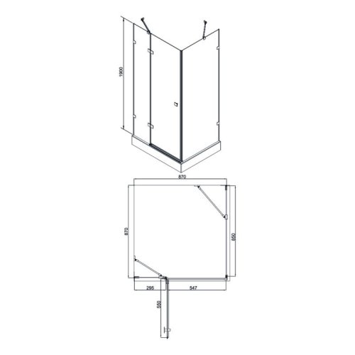 Душевая кабина Q-tap Capricorn CRM1099SC6 Clear (CAPCRM1099SC6)