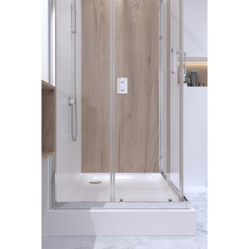 Набір Q-tap душова кабіна Taurus CRM1099SC6 Clear + піддон Unisquare 309915 (TAUCRM1099SC6UNIS309915)