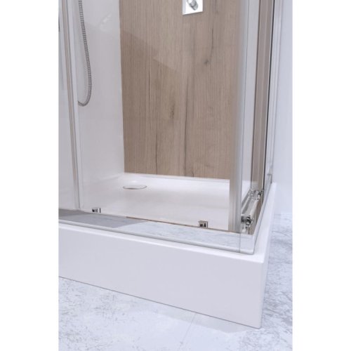 Набір Q-tap душова кабіна Taurus CRM1099SC6 Clear + піддон Unisquare 309915 (TAUCRM1099SC6UNIS309915)