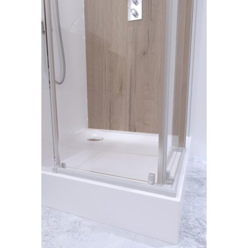 Набір Q-tap душова кабіна Taurus WHI1099SC6 Clear + піддон Unisquare 309915 (TAUWHI1099SC6UNIS309915)