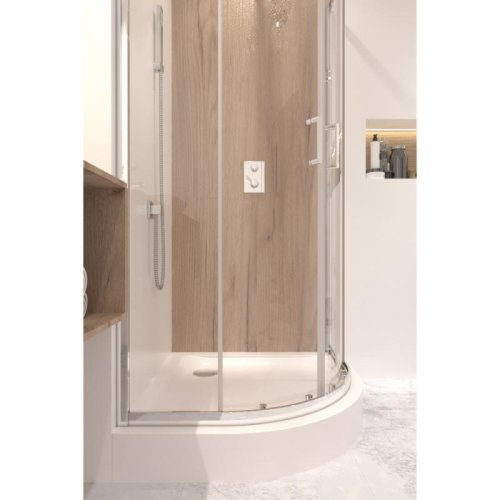 Набор Q-tap душевая кабина Taurus CRM1011AC6 Clear + поддон Uniarc 301115 (TAUCRM1011AC6UNIA301115)