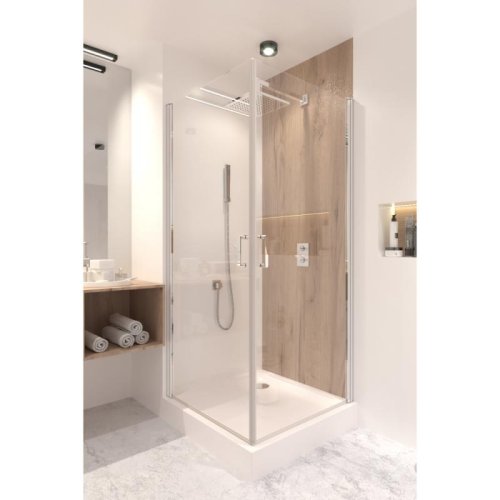 Набір Q-tap душова кабіна Gemini CRM1099SC6 Clear + піддон Unisquare 309915 (GEMCRM1099SC6UNIS309915)