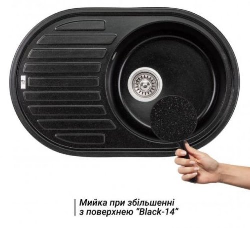 Кухонна мийка Lidz 780x500/200 BLM-14 (LIDZBLM14780500200)