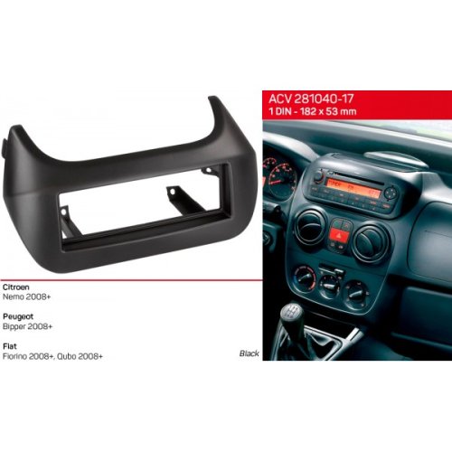 Рамка переходная ACV 281040-17 Citroen, Peugeot, Fiat