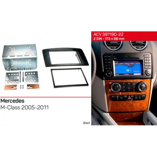 Рамка перехідна ACV 381190-22 Mercedes ML-klasse (W164)