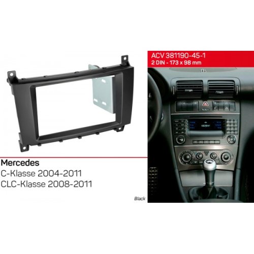 Рамка переходная ACV 381190-45-1 Mercedes C-klasse, CLC-klasse