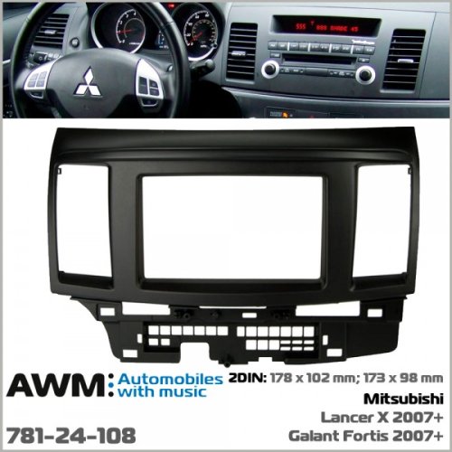 Рамка переходная AWM 781-24-108 Mitsubishi Lancer X