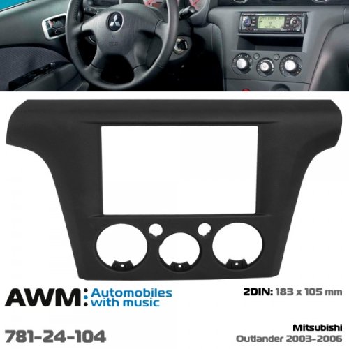 Рамка переходная AWM 781-24-104 Mitsubishi Outlander
