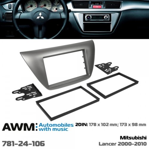 Рамка переходная AWM 781-24-106 Mitsubishi Lancer IX