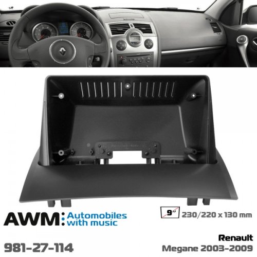Рамка переходная AWM 981-27-114 Renault Megane II